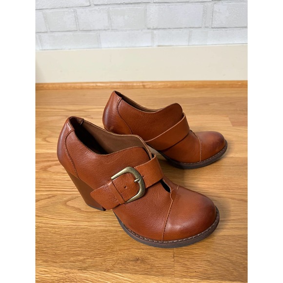 Kork-Ease Brown Leather Ankle Booties - Picture 9 of 9